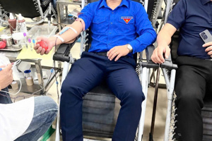 Tuổi trẻ Trường PTDTBT TH&amp;THCS Hồng Thái tích cực tham gia phong trào hiến máu tình nguyện vì cộng đồng